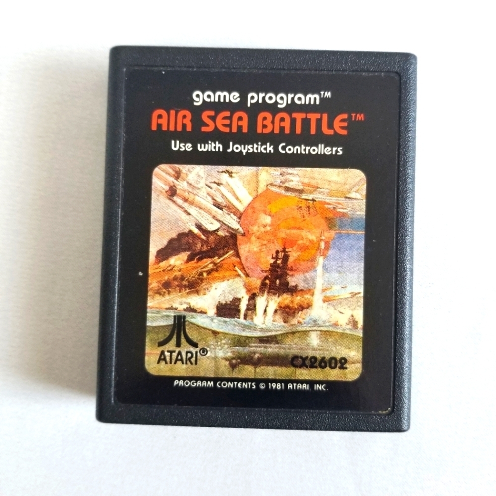 1981 Air Sea Battle Atari Video Game